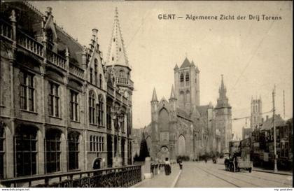 Gent Gand Flandre Gent Drij Torens