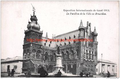 Wereldtentoonstelling 1913 Paviljoen Stad Brussel - Gent