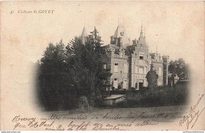[-15%] BELGIQUE - Gesves - Château de Goyet - Carte postale ancienne