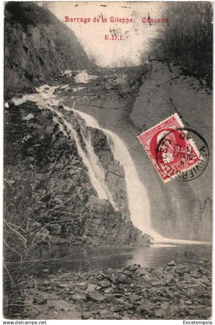CPA Carte Postale  Belgique Gileppe Barrage Cascade 1910  VM93847