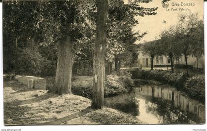 CPA - Carte Postale - Belgique - Grez Doiceau - Le Pont d'Arcole - 1924 (AT17351)