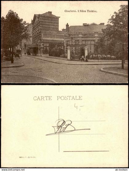 Postkaart Charleroi Charleroi L'Eden Théâtre. 1918