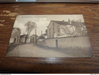 BC16-48 Cpa Ham sur Heure Nalinnes Marbaix la tour rue d'Ham sur Heure