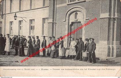 Overstrooming van 12 Maart 1906 - vervoer van levensmiddelen - Hamme