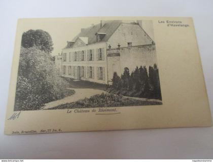 Les environs d'Havelange, Le Chateau de Resimont