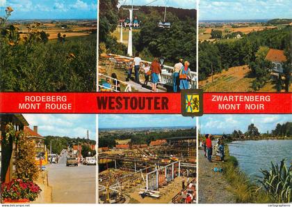 A3646 Belgium Heuvelland Westouter multi views postcard