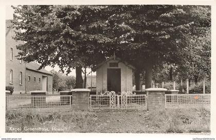 [-5%] BELGIQUE - Hoeselt - Kapel Groenstraat - clotûre - Scandinavia 643 - Hellinx - Echte foto 35107 - Carte postale an