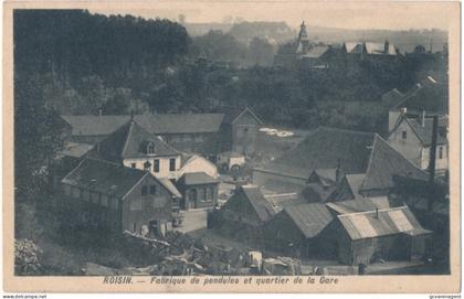 ROISIN    FABRIQUE DE PENDULES ET QUARTIER DE LA GARE