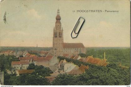 Hoogstraten :  panorama   ( geschreven met zegel )