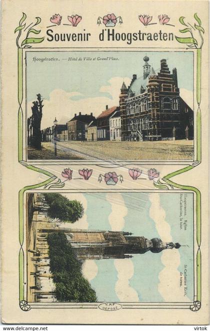 Hoogstraten :  souvenir  (  zie de 2 scans )