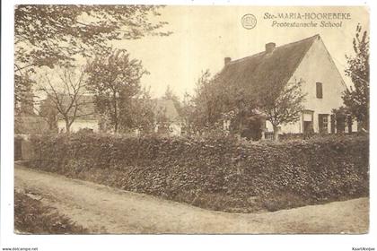Ste-Maria-Hoorebeke - Protestansche School.
