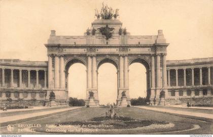 [-10%] BELGIQUE - Bruxelles - Arcade Monumentale du Cinquantenaire - Carte postale ancienne