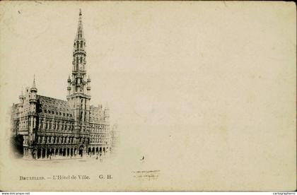 A5928 Belgique Brussels Hotel de Ville city hall