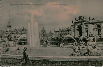A5928 Belgique Brussels International Exposition 1910 front