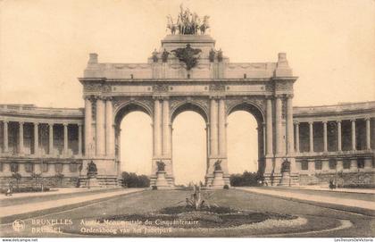 BELGIQUE - Bruxelles - Arcade Monumentale du Cinquantenaire - Carte postale ancienne