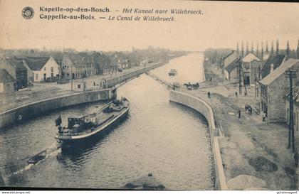 KAPELLE OP DEN BOSCH      HET KANAAL NAAR WILLEBROECK