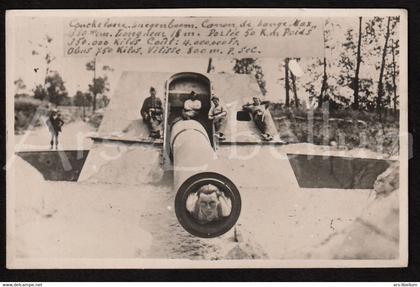 CPA / soldiers / soldats / Belgisch leger / Lange Max / Couckelaere / Koekelare / Leugenboom / Albert van Reck