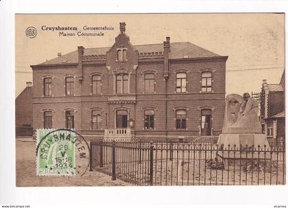 CP BELGIQUE CRUYSHAUTEM Gemmeentehuis