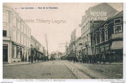 CPA La Louvière rue de la Chaussée