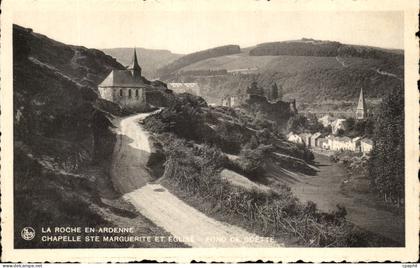 CPA La Roche En Ardenne Chapelle Ste Marguerite Et Eglise Fond De Coette