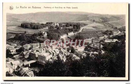 CPA La Roche en Ardenne Faubourg et Bon Dieu de Maka