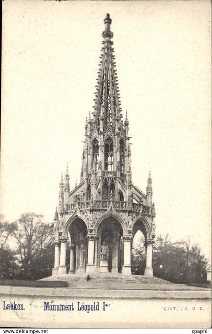 Belgique Laeken CPA monument Leopold 1er