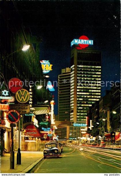 Bruessel Bruxelles Rogier Zentrum bei Nacht