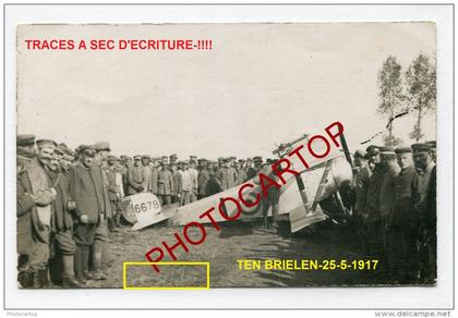 Avion Anglais-NIEUPORT 23-A6678-LEDEGEM-TEN BRIELEN-JASTA 18-3 CARTES PHOTO-Guerre 14-18-1 WK-BELGIEN-AVIATION-MILITARIA