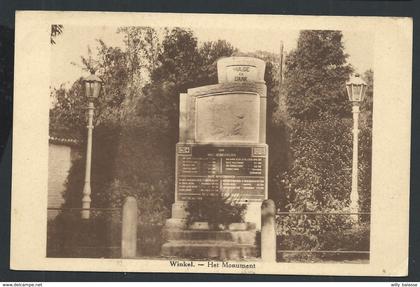 +++ CPA - WINKEL - Het Monument   //