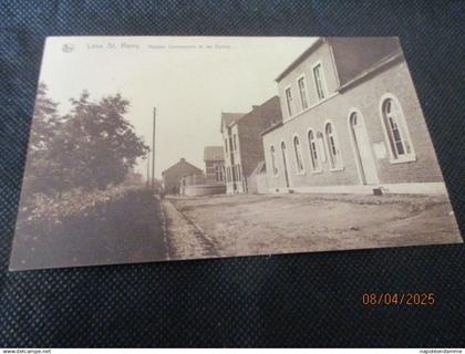 Lens St Remy, Maison communale et les Ecoles