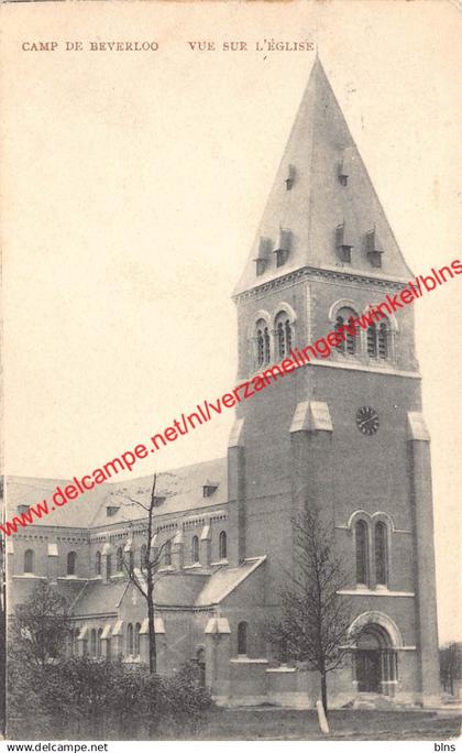 Camp de Beverloo - Vue sur l'église - Leopoldsburg