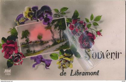 Libramont :  souvenir  ( ecrit avec timbre )