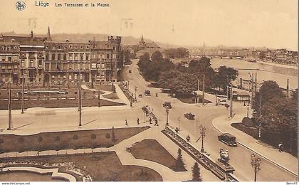 Liège Les Terrasses et la Meuse