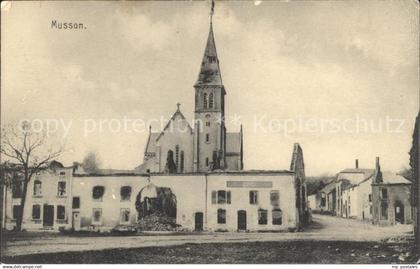 Musson Liege Ruines Grande Guerre Eglise 1. Weltkrieg