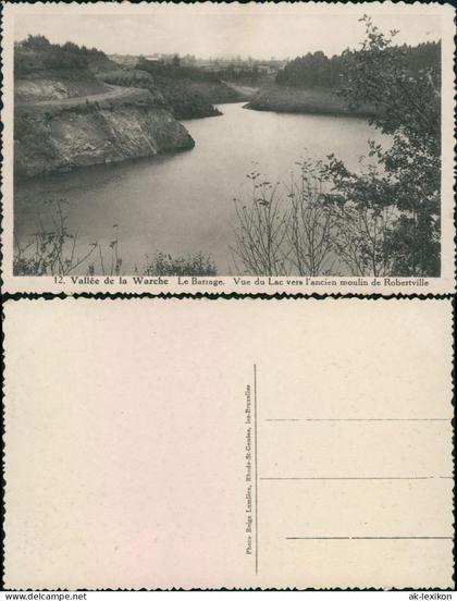 Robertville-Weismes Waimes Vallée de la Warche Le Barrage ancien moulin 1933