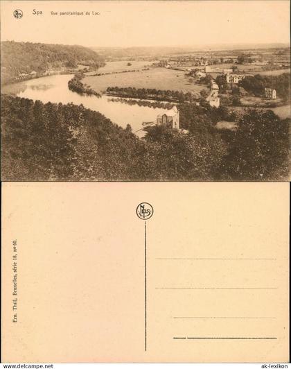 Spa (Stadt) Spa (kêr) (Spå  Spâ) Vue panoramique du Lac 1917