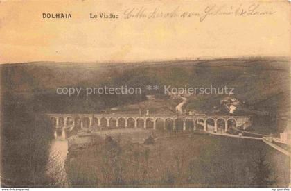 Dolhain Limbourg Belgie Viaduc Eisenbahnviadukt Fluss Tal Bruecke Bogen Landscha