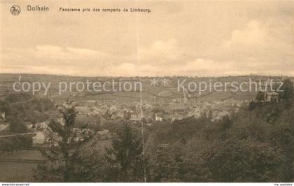 Dolhain Limbourg Panorama pris des remparts de Limbourg