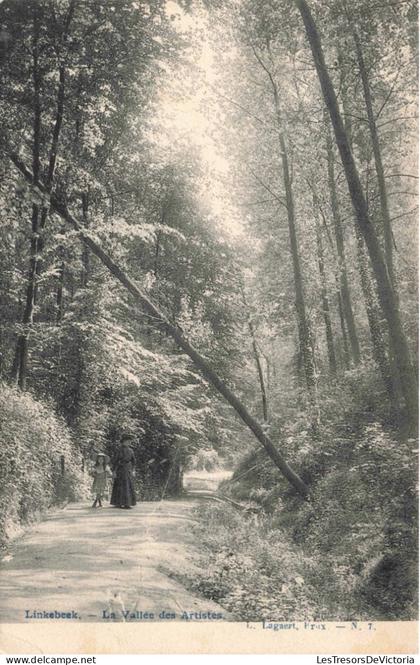 [-10%] BELGIQUE - Brabant Flamand - Linkebeek - La Vallée des artistes - Carte postale ancienne