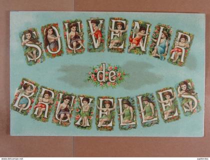 Souvenir de Bruxelles (illustration, angelots)