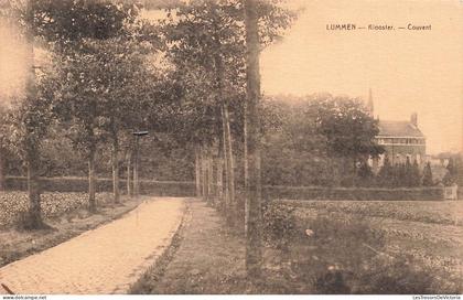 BELGIQUE - Lummen - Klooster - Couvent - Bâtiment - Chaussée - Champ - Bois - Ru