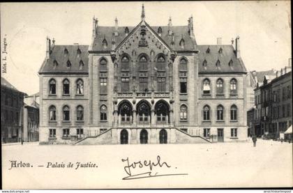 CPA Arlon Aarlen Wallonien Luxemburg, Palais de Justice