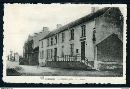 Carte Postale - Belgique - Nukerke - Gemeentehuis en Pastorij (CP26142)
