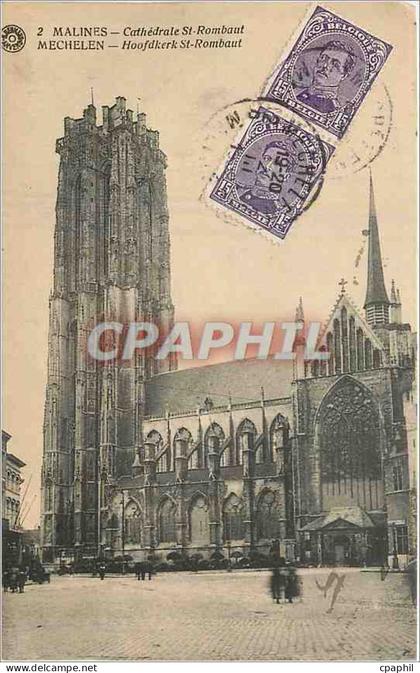 CPA Malines Cathedrale St Rombaut