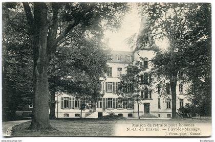 CPA - Carte Postale - Belgique - Fayt-lez-Manage - Maison de Retraite pour Hommes - 1913 (C8704)