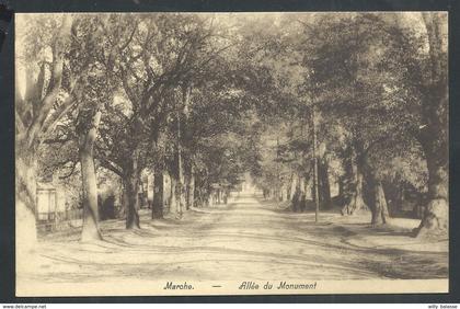 +++ CPA - MARCHE EN FAMENNE - Allée du Monument  //