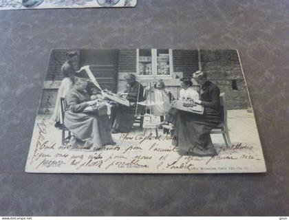 Cpa Marche en Famenne Marche Les dentellières