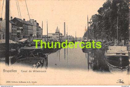 CPA BRUXELLES CANAL DE WILLEBROECK HOFFMANN 3036