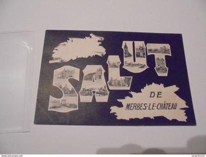 MERBES LE CHÂTEAU Salut de Merbes le Château Multivues Carte Postale  AK CP PK
