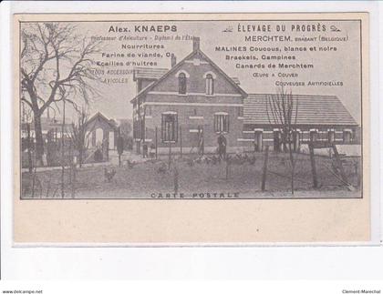 BELGIQUE: BRABANT FLAMAND: aviculture, élevage du progrès, Merchtem - très bon état